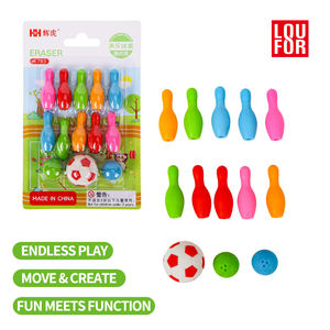 Moda su misura vendita calda creativa 15 Pack gomma 3D per bambini sfusa gomma per Puzzle 3D - Product Image 4