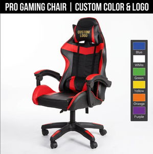 Chaise de bureau ergonomique et pivotante pour <span class=keywords><strong>gamer</strong></span>, avec dossier réglable et accoudoirs – Mobilier de salle à manger abordable - Product Image 3