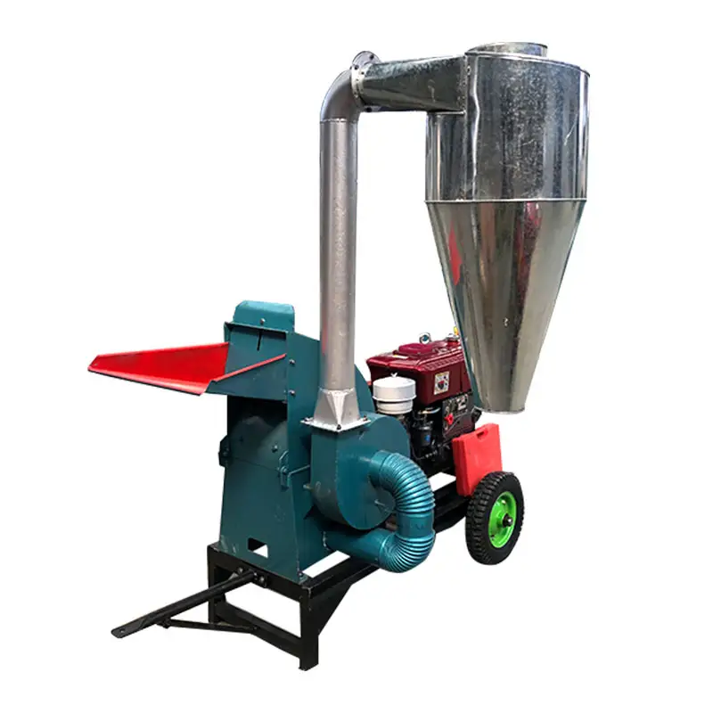 Çim besleme malzemesi kırma makinesi küçük mısır öğütme makinesi tozu yapma makinesi darbeli kırıcı