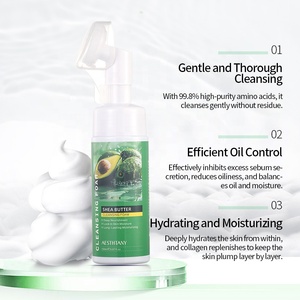 AESTHTANY 8 types de <span class=keywords><strong>mousse</strong></span> <span class=keywords><strong>nettoyante</strong></span> 150ml Nettoyage en profondeur Hydratant Nourrissant Contrôle du sébum Tous types de <span class=keywords><strong>peau</strong></span> Nettoyage quotidien doux du <span class=keywords><strong>visage</strong></span> - Product Image 5