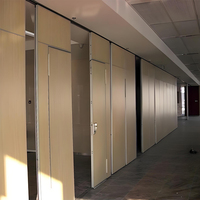 Cloison modulaire mobile en MDF, cloison acoustique mobile en bois, cloison coulissante mobile pour bureau, centre commercial