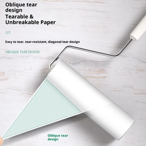<strong>Lint</strong> Sticking Roller Paper <strong>Roll</strong> for Clothes-Portable Eco-Friendly Durable Reusable 16cm - Product Image 1