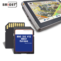 Tarjeta SD de Navegación para Auto SMIOST para Micro Memorial Android, CID para VW Passat EOS RNS 315 Europa