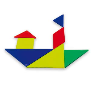 Juego al por mayor de 28 rompecabezas <span class=keywords><strong>Tangrams</strong></span> translúcidos de plástico inteligente juguetes educativos para niños de 5 a 7 años - Product Image 2