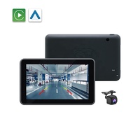 Sistema Multimedia Portátil con Pantalla Táctil Carplay de 7 Pulgadas, Conexión Bluetooth, Navegación, Reproductor de Música