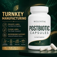 Fabrication clé en main de capsules postbiotiques à marque privée OEM pour le soutien du microbiome