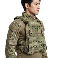 Gilet tactique modulaire léger à dégagement rapide MOLLE pour wargame, entraînement extérieur et protection
