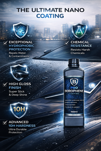 GRAPHONEX Nano Protección Profesional PRO BOROPHENE Ofrece 12 Niveles de Dureza, Resistencia Química, Acabado de Alto Brillo para Autos - Product Image 5