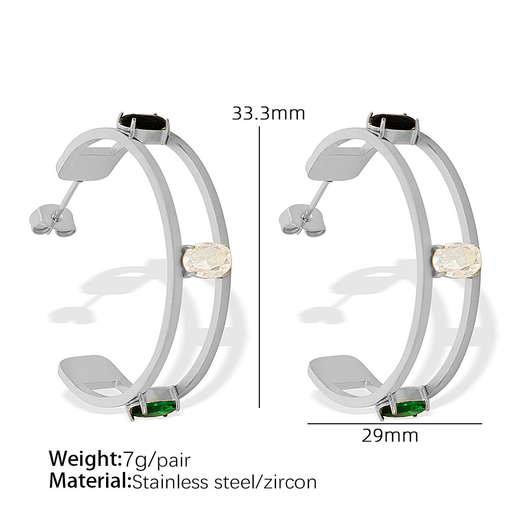 ต่างหูเงิน EH430