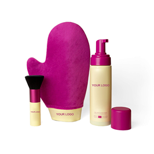 Private Label 3PCS Mitt Applicator Lotion Brush <span class=keywords><strong>Mousse</strong></span> de bronzage sans soleil entièrement naturelle Lotion autobronzante instantanée avec bronzant - Product Image 3
