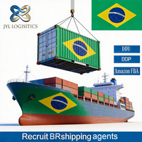 Servicio de Logística y Consolidación de Carga, Agente de Transporte Marítimo, Despacho de Aduanas, Envío Marítimo a Brasil DDP Puerta a Puerta