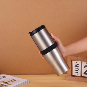 Creative Stainless Steel <b>Portable</b> <b>Coffee</b> <b>Maker</b> With Electric Grinder 350Ml For Home Camping Pour Over Use - Product Image 3