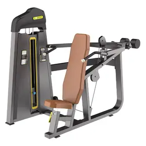 Hoge Kwaliteit Single Station Pin Load Selectie Workout Dezhou Gym Apparatuur Zittende Schouderpers