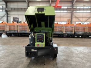 Compresseur <span class=keywords><strong>d</strong></span>'air portable sur roues personnalisable 185 CFM, petit moteur diesel Yanmar japonais, 5 m³/min, 8 bars, pour <span class=keywords><strong>location</strong></span> - Product Image 4