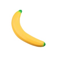 Creatief schattig gigantisch gesimuleerd banaanvormig cartoon squishy speelgoed zacht TPR oversized nep fruit handknijp stressverlichter