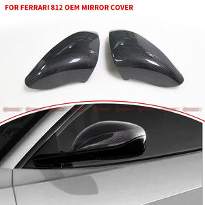 Carcasa de Espejo Retrovisor Lateral Trasero para Auto, Estilo OME, Fibra de Carbono Seca, para Ferrari 812 - Product Image 4