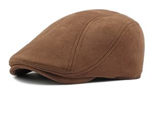 Nouvelle Collection Automne 2024 : Béret Classique en Daim Unisexe – Style Rétro Britannique Printemps-Automne - Product Image 1