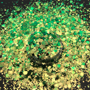 Paillettes caméléon en polyester de qualité cosmétique, flocons pour artisanat cadeaux, 4 pièces - Product Image 4