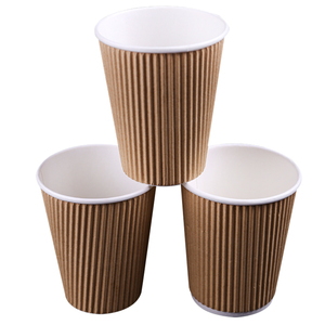 Manchon imprimé en carton ondulé pour tasse à café, support jetable en papier kraft ondulé pour tasses, gaine isolante thermique pour boissons chaudes - Product Image 4