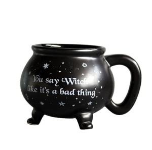 <span class=keywords><strong>Taza</strong></span> de Cerámica con Forma de <span class=keywords><strong>Caldero</strong></span> de Bruja Negra para Café, Leche, Decoración de Halloween, Regalo, <span class=keywords><strong>Taza</strong></span> de Cerámica con Forma de <span class=keywords><strong>Caldero</strong></span> de Poción de Bruja - Product Image 1