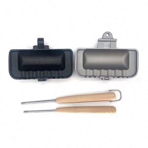 Sandwich Maker Double Sided Frying Pan Flip Grill Pan for Breakfast Pancakes Hot Dog <b>Toaster</b> - Product Image 3