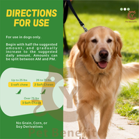 Friandises multivitaminées 8-en-1 pour chiens – Complément quotidien avec glucosamine, oméga 3 et probiotiques pour la santé des articulations, du cœur, de la peau et du pelage