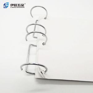 Silver Metal 2 Rings 38x83mm Loose <b>Leaf</b> Calendar Scrapbook Binder Ring - Product Image 5