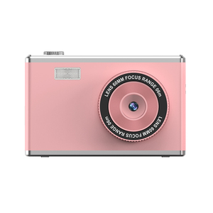 Phong cách Retro kỹ thuật số vlog máy ảnh CCD AF tự động lấy nét phía trước phía sau HD ống kính kép 16X Zoom Máy quay du lịch nhỏ gọn 1 năm MicroSD - Product Image 1