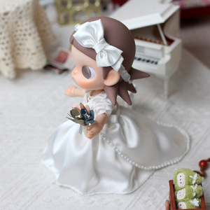 Ga Zi Jie <b>Doll</b> Clothes Wedding Dress 20cm 8-Point Jointed Outfit For Girls Toy Accessories - Product Image 3