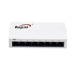 8-पोर्ट अप्रबंधित गीगाबिट ईथरनेट नेटवर्क स्विच प्लास्टिक डेस्कटॉप 10/100/1000 एमबीपीएस गीगागा स्विच 100 एमबीपीएस ट्रांसमिशन दर के साथ स्विच - Product Image 1