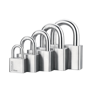 Stainless Steel 304 Marine Long Shackle Safety Padlock Outdoor <strong>Lock</strong> Waterproof Rust Proof Anti Pry Door <strong>Lock</strong> 50mm Boat Hardware - Product Image 4