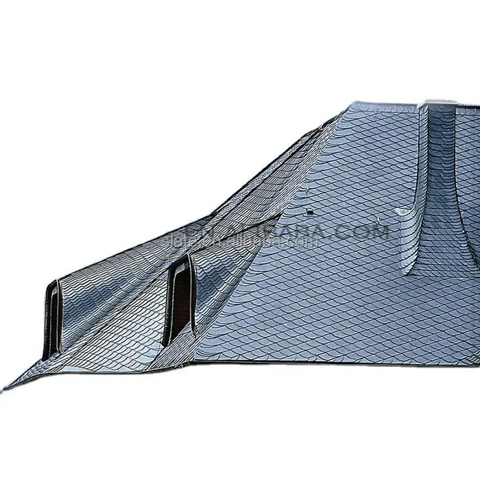 Fornitore durevole tetto in ardesia fabbricazione blu nero grigio rustico per la scelta del cliente