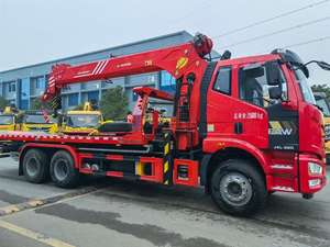 Pickup Broken Car Prix d'usine 6x4 Flat Bed Wrecker Tow Truck Flatbed Platform Recovery 18Ton Towing Truck <span class=keywords><strong>à</strong></span> vendre - Product Image 3