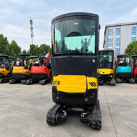 Mini-excavatrice de jardin 1 tonne 1,8 tonne, engin de terrassement, excavatrice compacte, fabrication chinoise