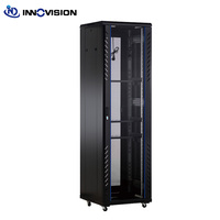 Renforcer les armoires réseau standard à montage en rack de 19 pouces 42U 32U 22U 12U 9U 6U pour réseau, routeur, stockage, gpu, serveur ai