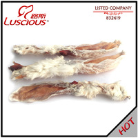 Fournisseur de snacks pour chiens et oreilles de lapin 100%