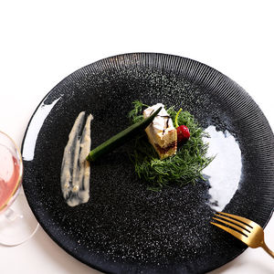 مفرش طاولة زجاجي كريستالي عالي الجودة خالٍ من الرصاص بألوان مخصصة للعشاء، تصميم إبداعي وجمالي صديق للبيئة للمنزل وتزيين طاولة شرائح اللحم - Product Image 4