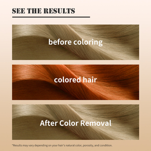 Smacchiatore di capelli giallo naturale dall'aspetto Non irritante senza candeggina per capelli Styling del prodotto di rimozione della tintura di colore - Product Image 2