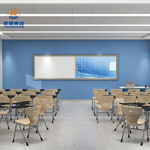 Silla <span class=keywords><strong>de</strong></span> Entrenamiento para Colegio con Tableta Integrada, Silla <span class=keywords><strong>de</strong></span> Estudio Escolar con Paleta <span class=keywords><strong>de</strong></span> Escritura, Silla <span class=keywords><strong>de</strong></span> Plástico para Estudiantes - Product Image 3