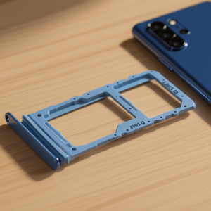 Vassoio per schede SIM e Micro SD Samsung per Galaxy S20 Plus G985F Blu - Product Image 3