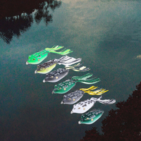 6.3cm/12.4g leurre de pêche grenouille souple appât de grenouille sautante en Silicone avec longues queues de jupe pour la pêche au flotteur dans les rivières lacs ruisseaux