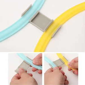 Wholesale New Outdoor Funny <b>Physical</b> Training Sport Toys Kids 38cm 10 Hoops Connectors Lattice Jump Ring Set Sensory - Product Image 6