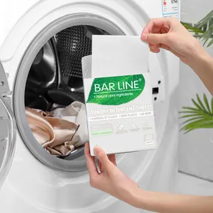 Free Sample Eco-Friendly Disposable Solid Paper Sheet Laundry Detergent Tablets for Apparel Clothes Washing Soap