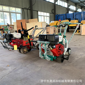 <b>Hand</b> Push Green <b>Grass</b> Sod <b>Cutter</b> Machine with Engine Gear Drive Easy to Operate for Lawn Harvesting - Product Image 2