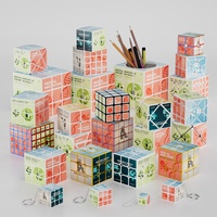 OEM ODM Cube Magique 3x3 pour Jouets de Voyage, Mini Cube Puzzle Portable, Cadeaux Créatifs pour l'Industrie du Tourisme, Coffret Cadeau en Gros