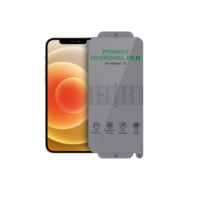 High quality Anti Spy Film Full Coverage TPU screen protector for iPhone 13