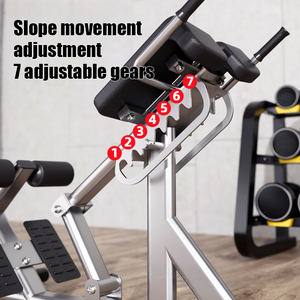 Panca Romana Pieghevole Commerciale <span class=keywords><strong>in</strong></span> Acciaio Multifunzionale Regolabile per Allenamento della Forza, Estensione Schiena e Sit-up - Product Image 3