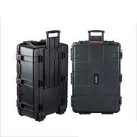 Valise à outils en ABS étanche IP67 personnalisable OEM/ODM à prix raisonnable avec roues, antichoc et anti-poussière