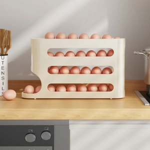 Kitchen <b>Egg</b> Box <b>Storage</b> Box Refrigerator Large Capacity <b>Egg</b> <b>Storage</b> Box Container Refrigerator <b>Egg</b> Organizer - Product Image 5