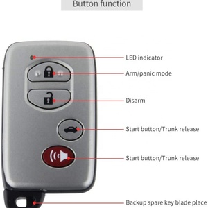 Easyguard Ec002-T-ns PKE Engine Start Stop System <b>Remote</b> Start Car Push Start <b>Switch</b> Alarm Car System NFC Lock Unlock - Product Image 1